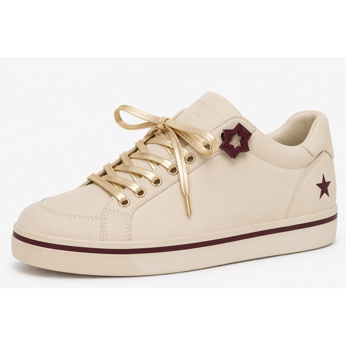 Saddle- Leather Shoelaces in Gold