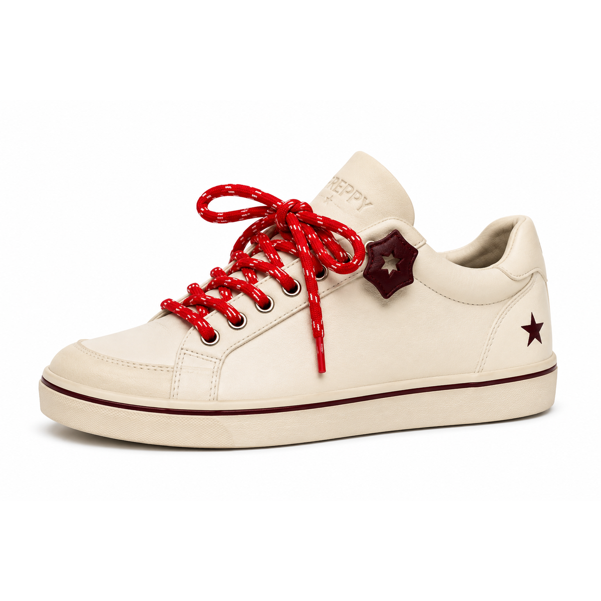 Altitude- Round Cord Hiking Shoelaces in Cherry