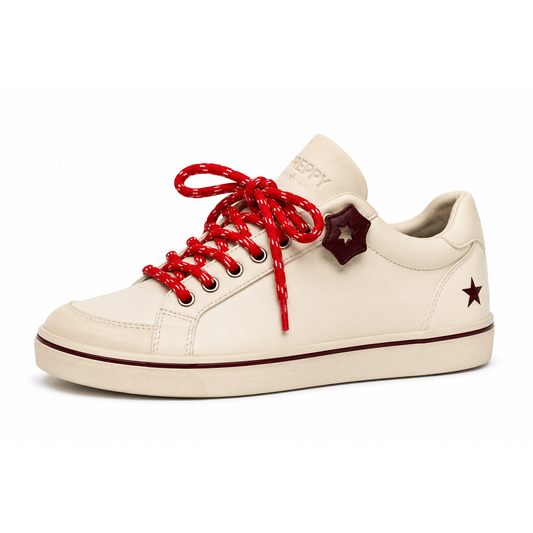Altitude- Round Cord Hiking Shoelaces in Cherry