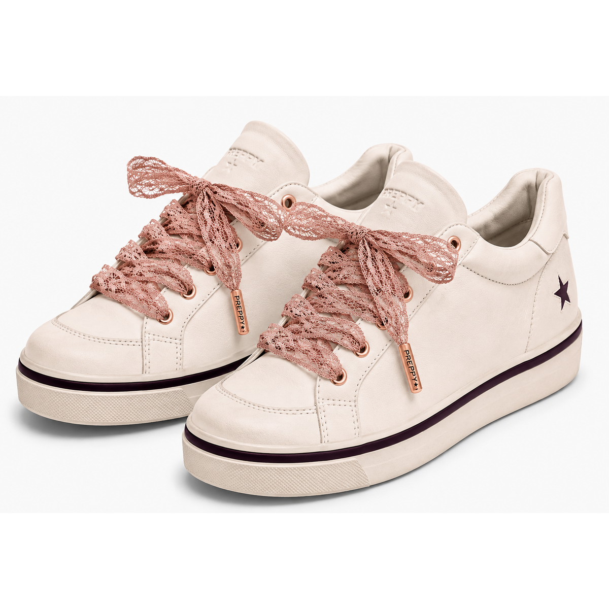 Sunday Best- Cocoa Brown Lace Shoelaces
