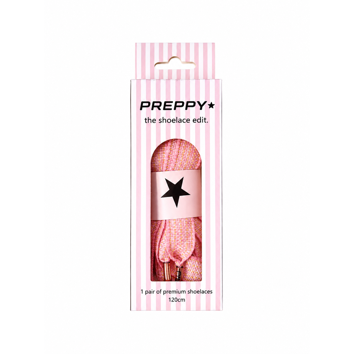 Prep School- Flat Grosgrain Shoelaces in Gelato