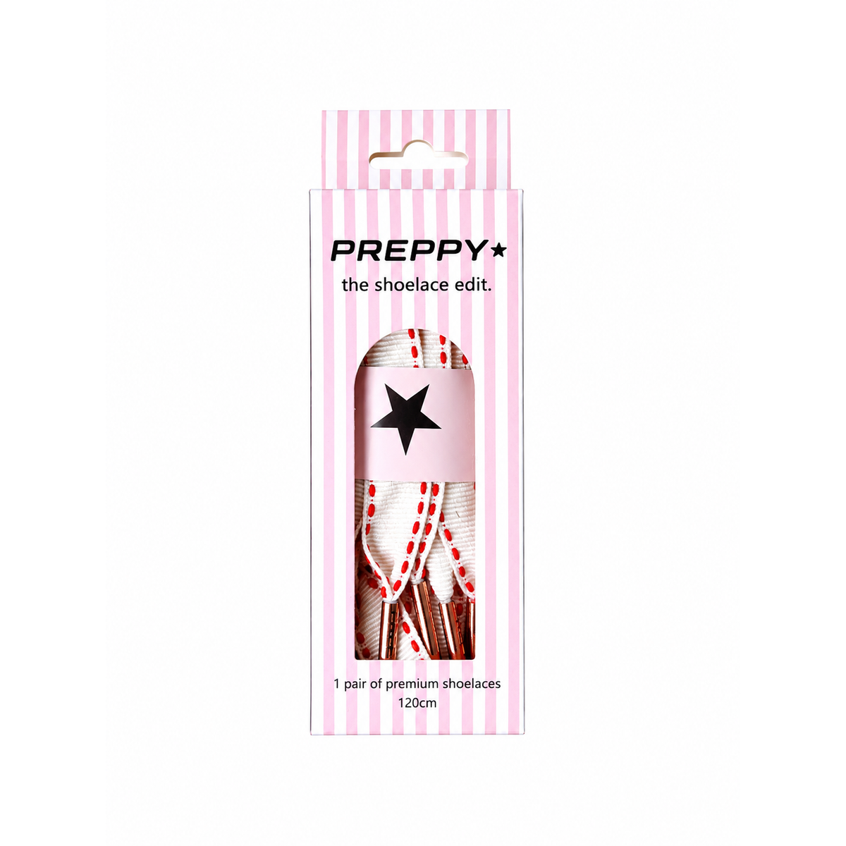 Prep School- Flat Grosgrain Shoelaces in Butter