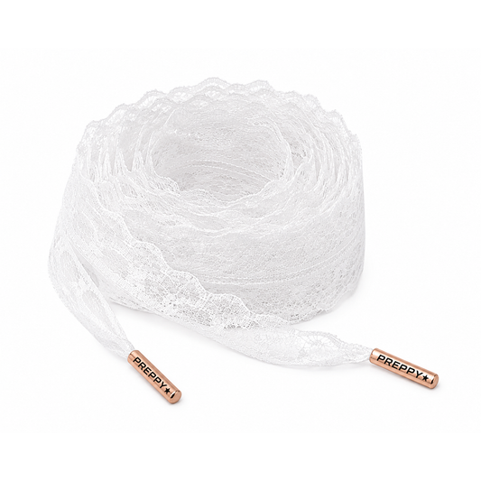 Sunday Best- Snow White Lace Shoelaces