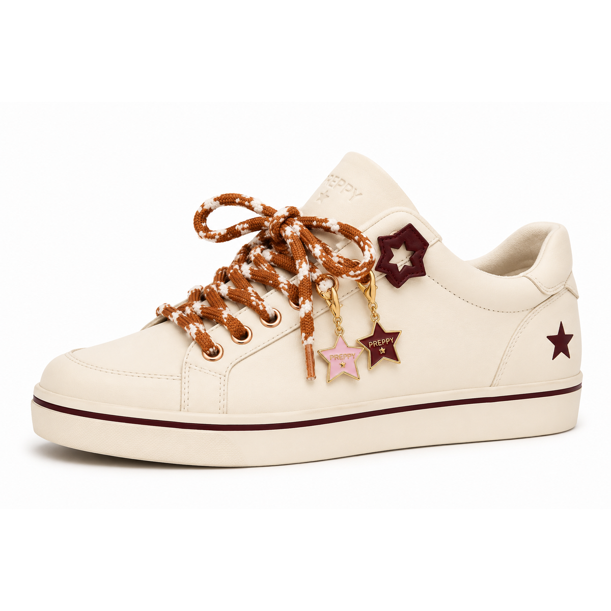 Tom Boy - Round Hiking Shoelaces in Cocoa & Milk