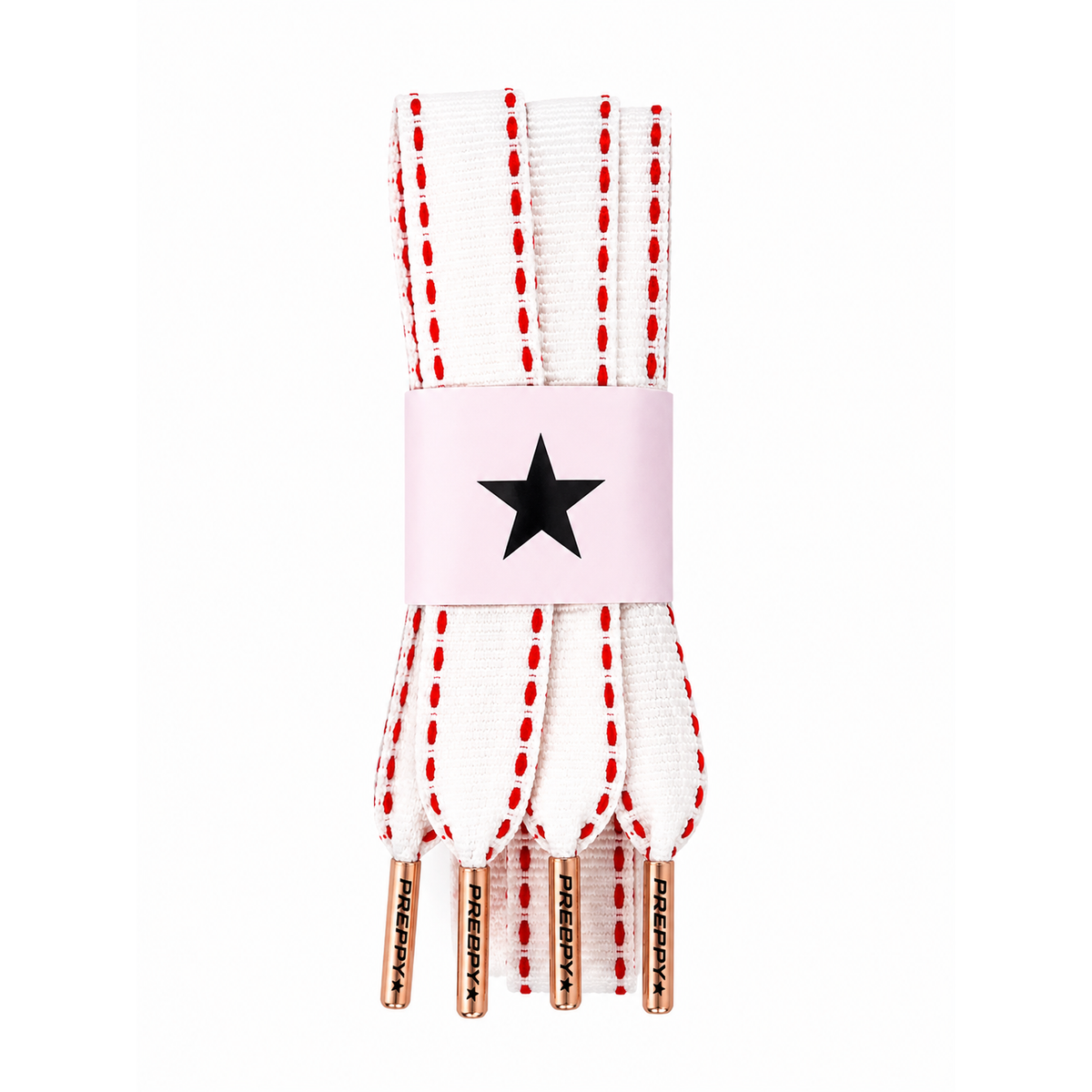 Prep School- Flat Grosgrain Shoelaces in Butter