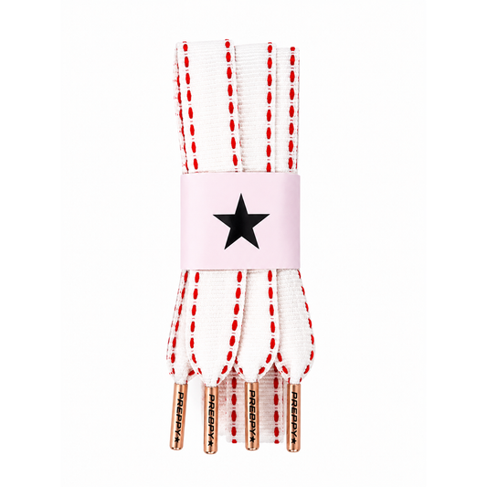 Prep School- Flat Grosgrain Shoelaces in Butter