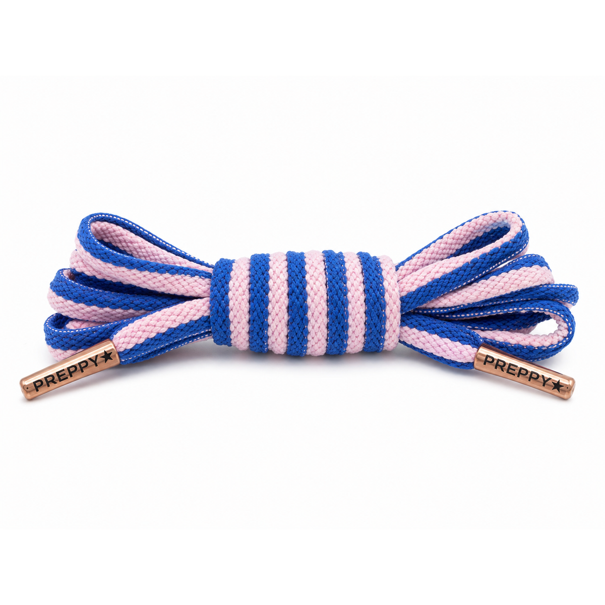 TIDELINE - Ombre Flat Shoelaces in Blue/Pink